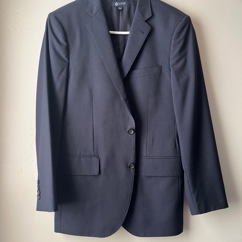 J. Crew Aldrige Jacket 100% Italian Wool Sport Coat